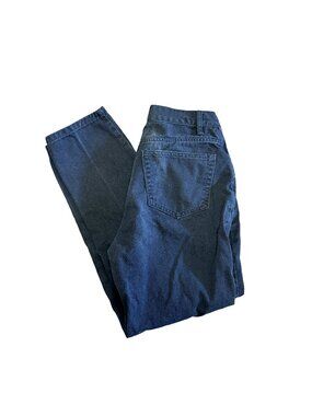 Basic Equipment Jeans Vintage High Rise Mom Jeans Black 100% Cotton Size 8 Short